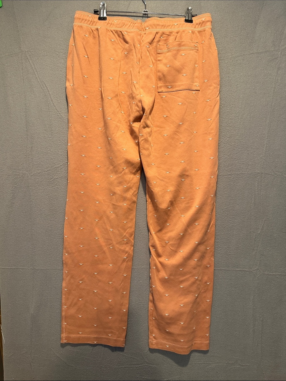 Roller Rabbit Peach Micro-Embroidered Drawstring Joggers - Picture 2 of 3